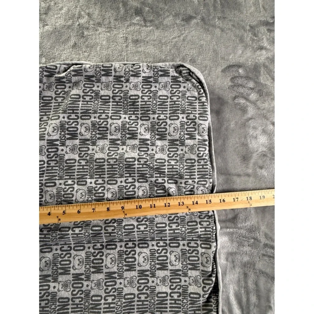 Moschino MMX03A LDB49‎ Changing Pad Cover One Size Gray Cotton Blend